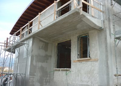 Edificio copertura in legno